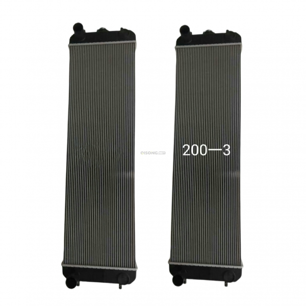 Original 4HK1 Engine water tank ZX200 ZX210 ZX230 ZX240 ZX250 Tank radiator Diesel engine Assy For Hitachi Excavator Parts Isuzu