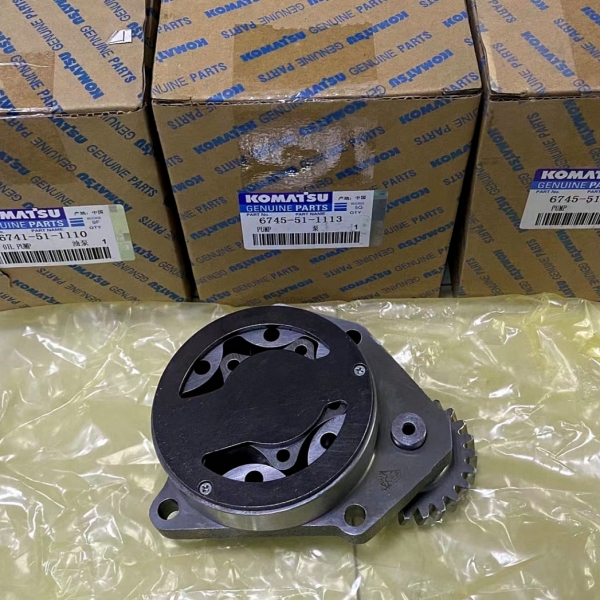 小松6D114机油泵6742-01-2590 6742-01-5201 小松WA380-3装载机